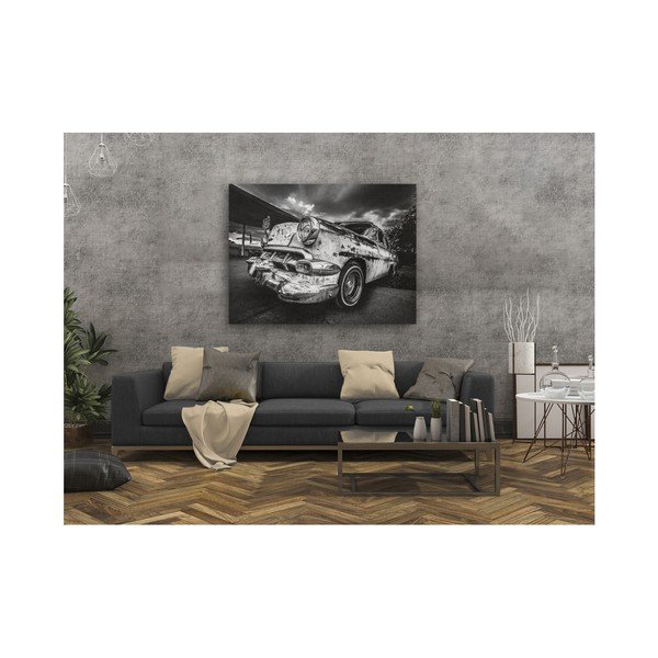 Obraz Styler Canvas Silver Old Car, 85 x 113 cm-image-1