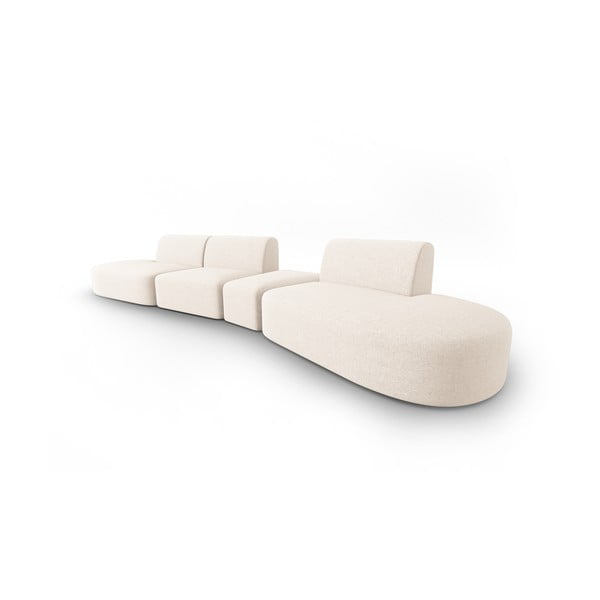 Kreem diivan 412 cm Shane - Micadoni Home-image-2