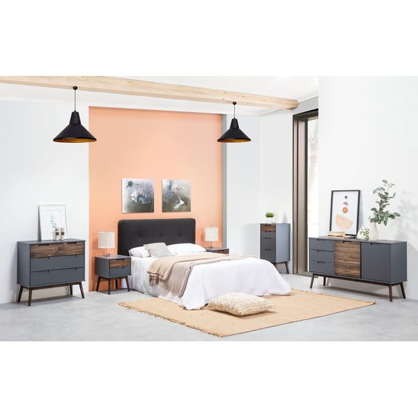 Antratsiit/tumepruun pikk männi kapp 80x82 cm Nussa - Marckeric-image-1