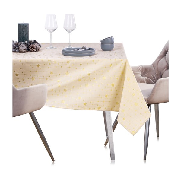 Jõululaudlina beeži-kuldses toonis , 200 x 140 cm Stardust - Restilo-image-3