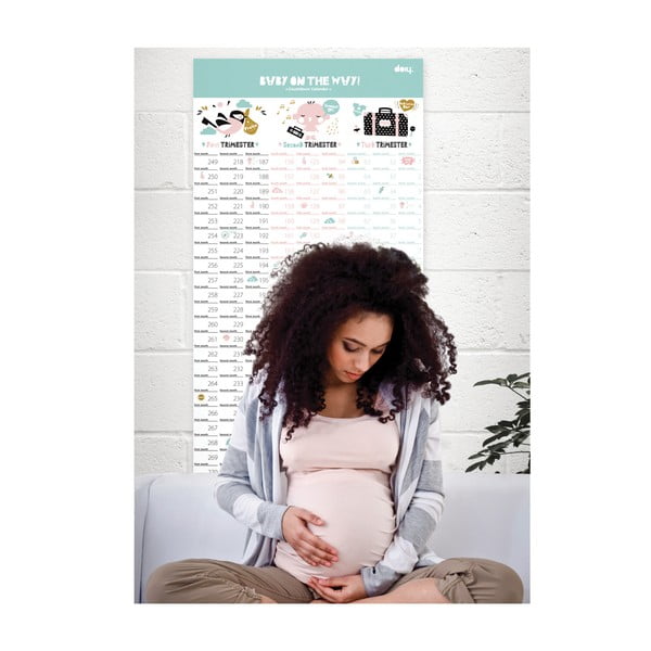 Kalendář pro těhotné Baby on the way