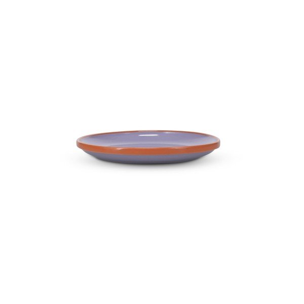 Oranž/lilla keraamiline magustoidutaldrik ø 18 cm Duo - ONA-image-3