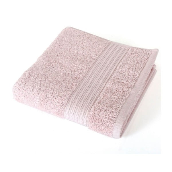 Pudrově růžový bavlněný ručník Irya Home Egyptian Cotton, 50 x 90 cm