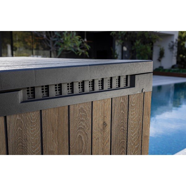 Tumepruun plastist aia hoiukast Deco - Keter-image-4