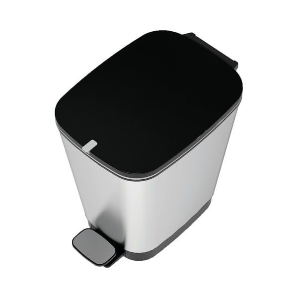 Hõbedane plastikust prügikast 35 l Chic Bin - KIS-image-3