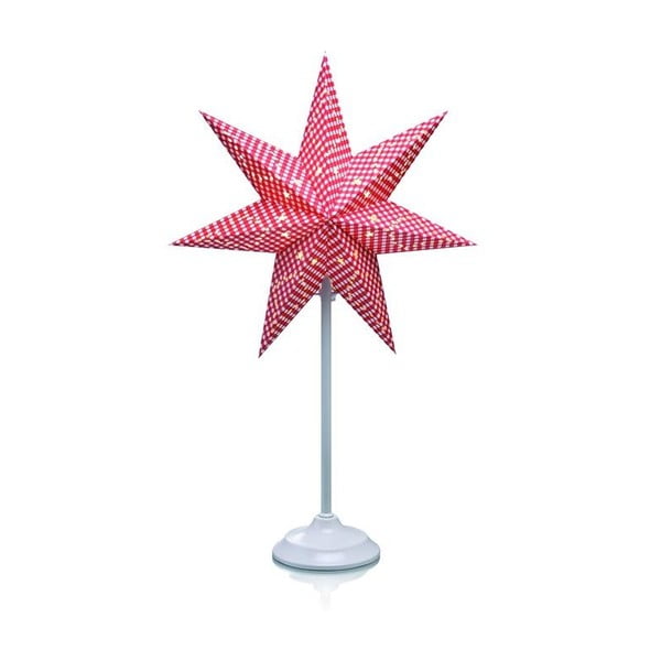 Svítící hvězda Gulli Red and White, 66 cm