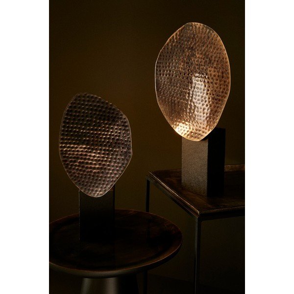 Antratsiitvärvi metallist laualamp metallvarjuga (kõrgus 57 cm) Neev - Bizzotto-image-2