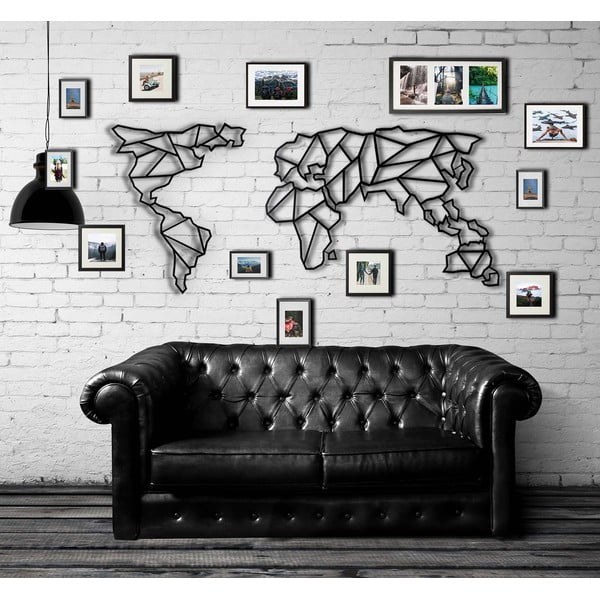 Metallist seinakaunistus Kaart, 60 x 130 cm - Bystag-image-4