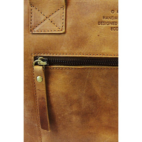 Hnědá kožená vintage kabelka O My Bag Madam Rose-image-4