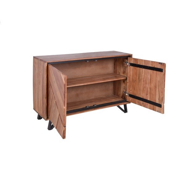 Akaatsia täispuidust kapp 120x78x40 cm Ambala - Interia Home & Living-image-3