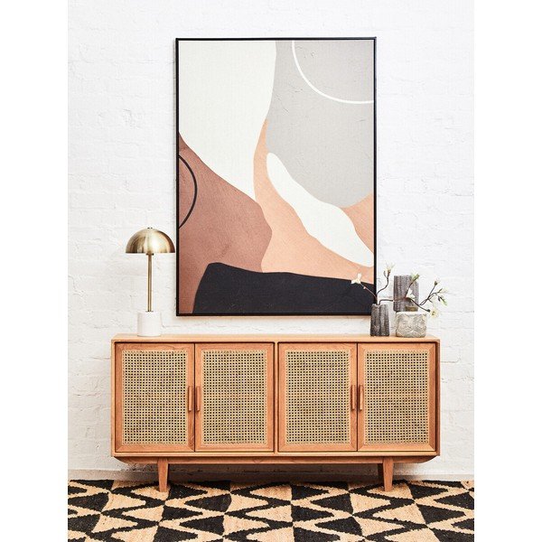 Naturaalsest tammepuidust kummut Lyon - Premier Housewares-image-1