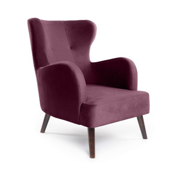 Lilla samet tugitool Noemye - Bonami Selection