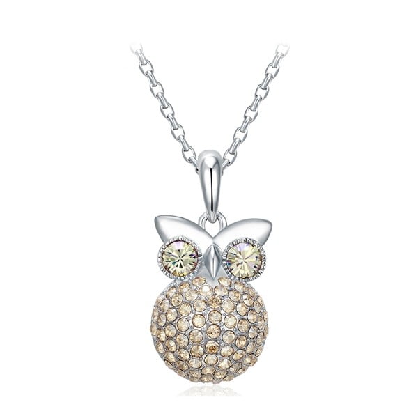 Náhrdelník s krystaly Swarovski Elements Crystals Owl