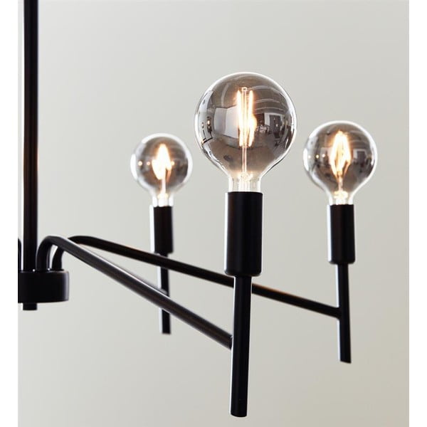 Must rippvalgusti, ø 70 cm Monarch - Markslöjd-image-2