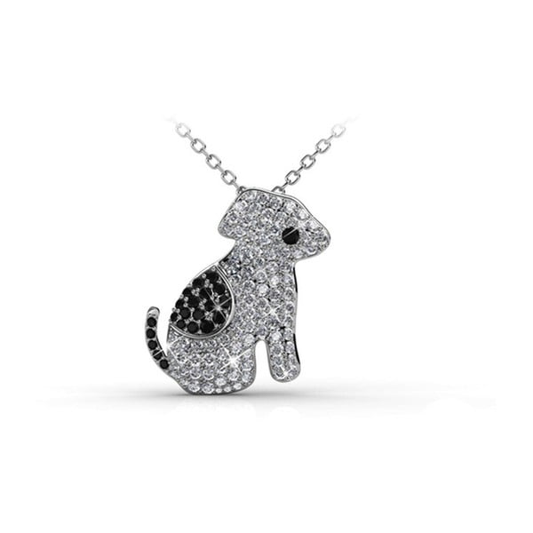 Náhrdelník s krystaly Swarovski Elements Crystals Dog