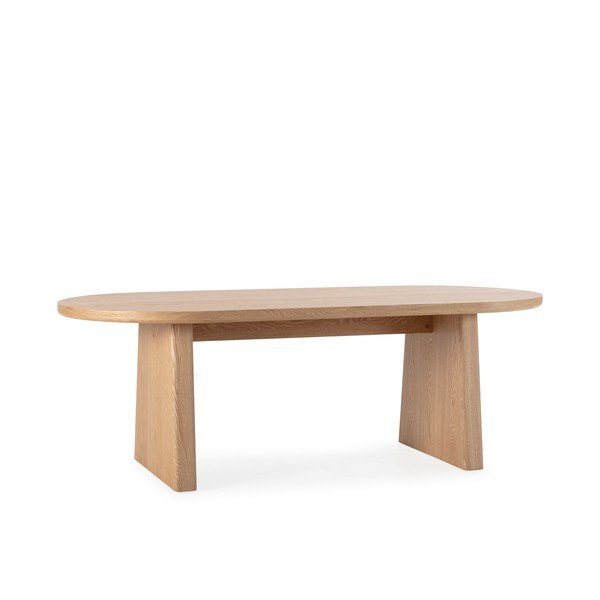 Söögilaud saarepuust dekooriga 100x200 cm Blair - MOME