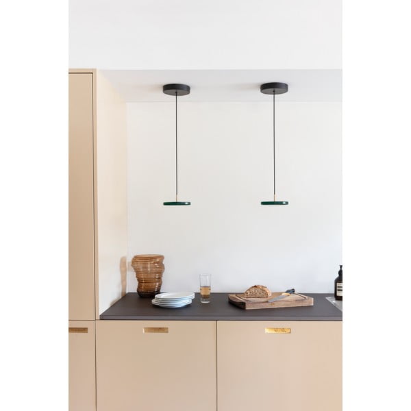 Tumeroheline LED rippvalgusti metallist lambivarjuga ø 15 cm Asteria Micro - UMAGE-image-1