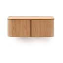 Saarepuidu spoonist seinale kinnitatav valamukapp 90x35 cm Salaya - Kave Home