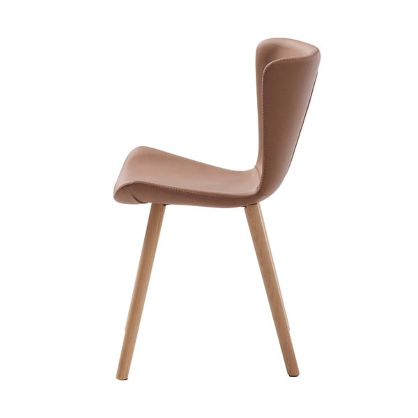 Pruunid metallist söögitoolid 2tk komplektis Teslin - Unique Furniture-image-3