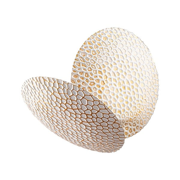 Valge-kuldne LED seinavalgusti ø 21 cm Yosma - Opviq lights-image-2