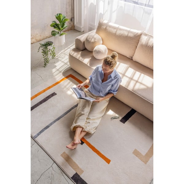 Oranž-kreem vaip 140x200 cm Linea - Bonami Selection-image-3