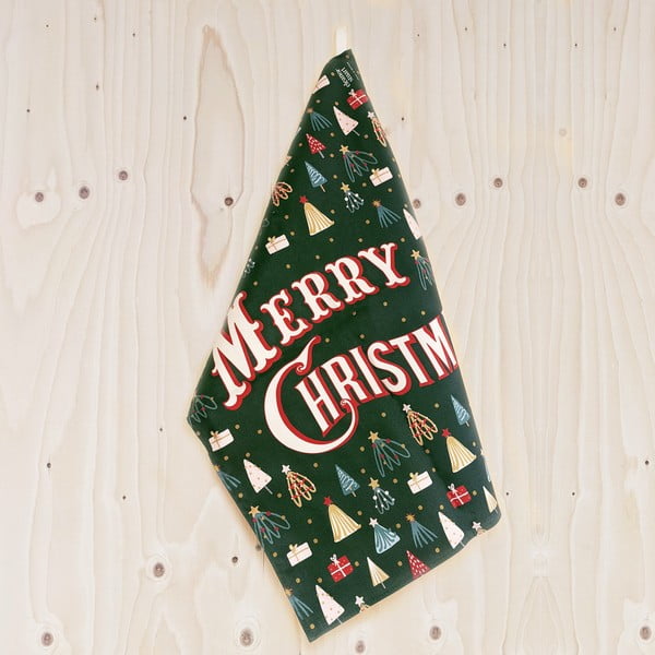 Puuvillane rätik , 46 x 71 cm Merry Christmas - eleanor stuart-image-1