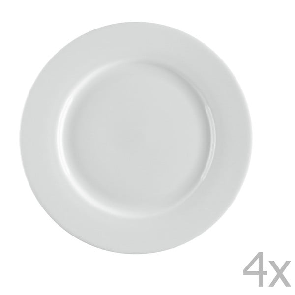 Sada 4 porcelánových dezertních talířů Sola Lunasol, 21 cm