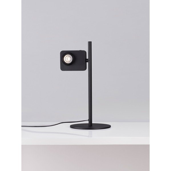 Must alumiiniumist LED-laualamp painduva/hämardatava konstruktsiooniga (kõrgus 46 cm) Kedros - Nova Luce-image-4