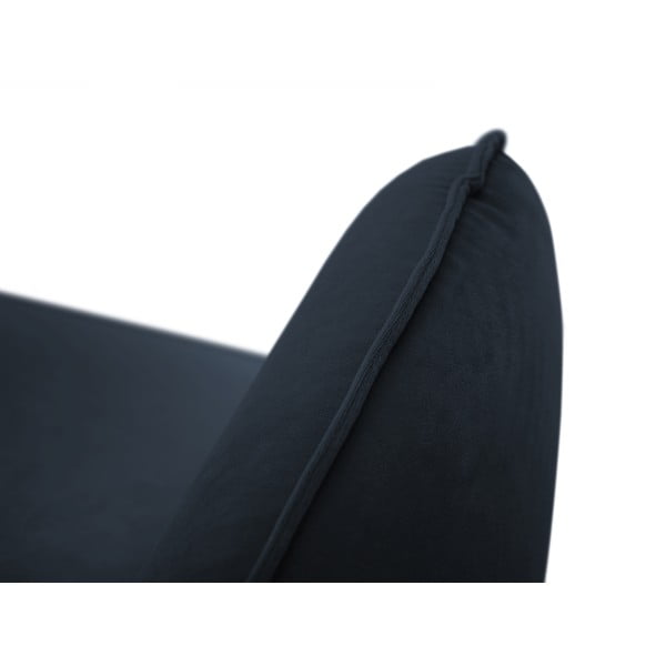 Tumesinine sametne tugitool Vienna - Cosmopolitan Design-image-4