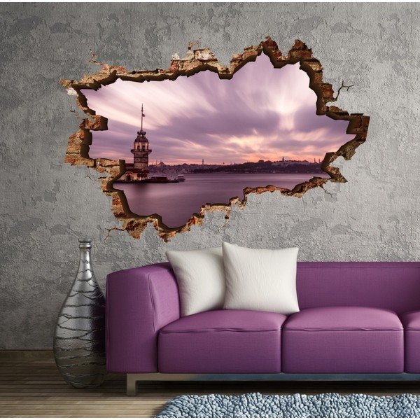 Nástěnná samolepka 3D Art Kaat, 135 x 90 cm
