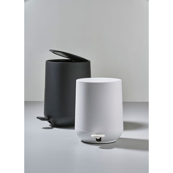 Valge plastikust prügikast 3 l Nova – Zone-image-2