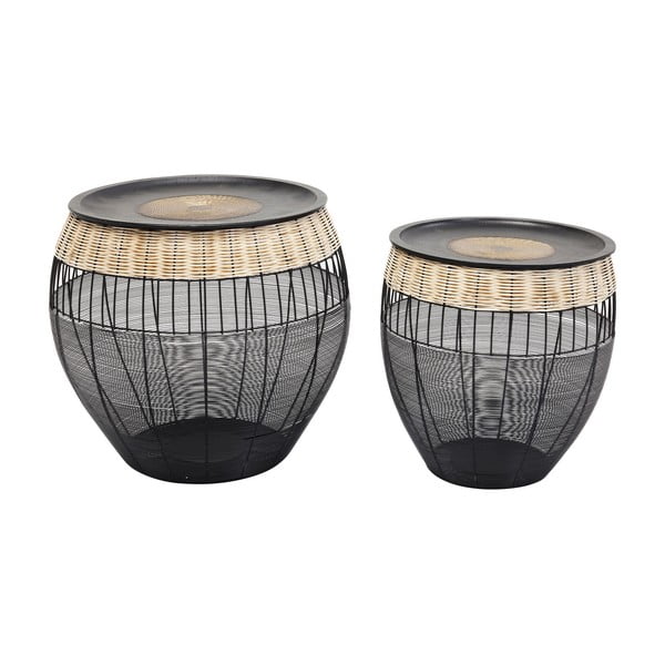 2 musta laua komplekt African Drums - Kare Design