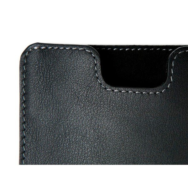 Danny P. kožená peněženka s kapsou na iPhone 5S Black-image-3