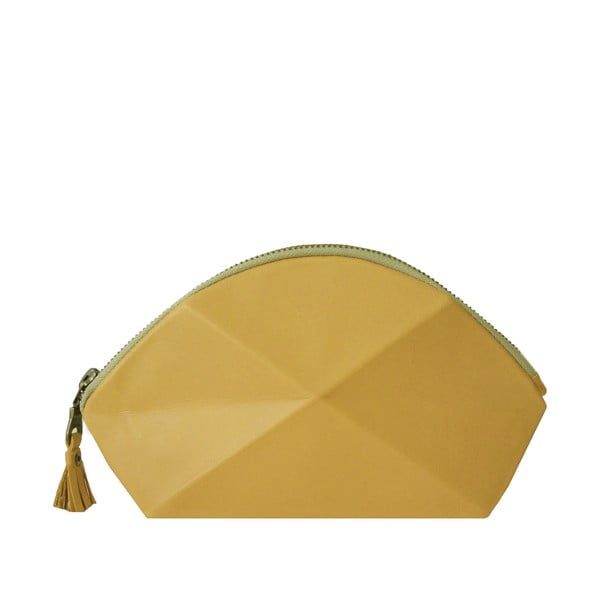 Psaníčko/kosmetická taška Pyramid, žlutá