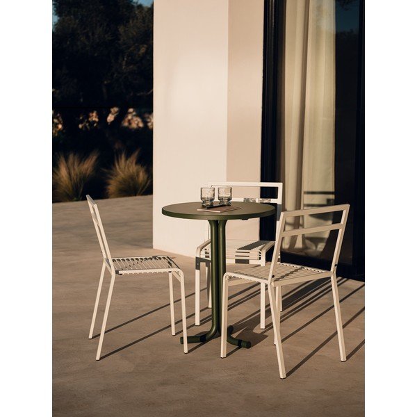 Metallist ümmargune aiasöögilaud ø 59 cm Nokk - noo.ma-image-1