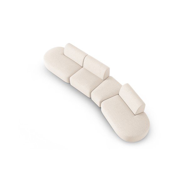 Kreem diivan 412 cm Shane - Micadoni Home-image-3