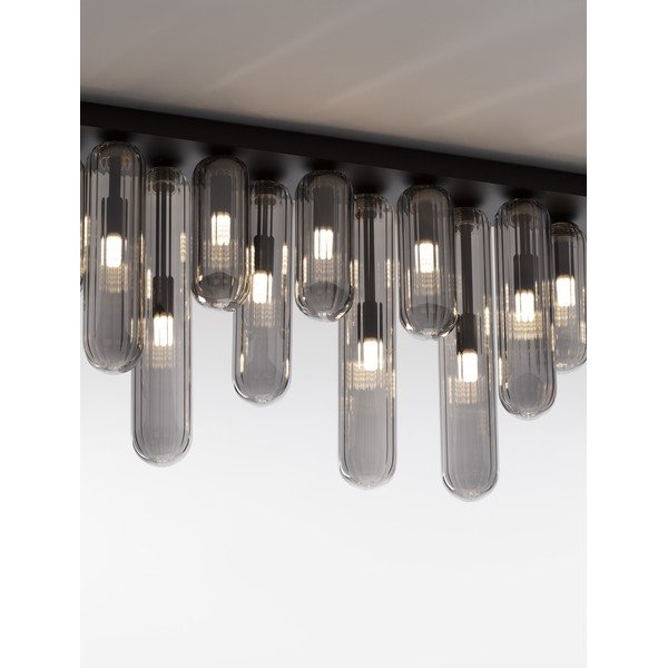 Hall klaasist laevalgusti klaasist varjuga 10x72 cm Gustave - Nova Luce-image-4