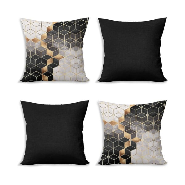 Padjapüürid komplektis 4 43x43 cm Optic - Minimalist Cushion Covers