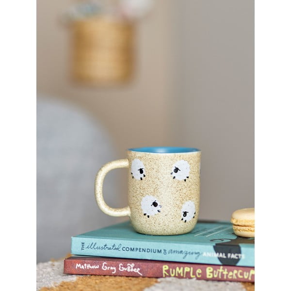 Beež kivikeraamikast laste kruus 170 ml Dolly - Bloomingville Mini-image-1