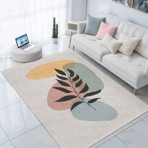 Kreem pestav vaip 160x230 cm Illustrated Autumn - Mila Home-image-3