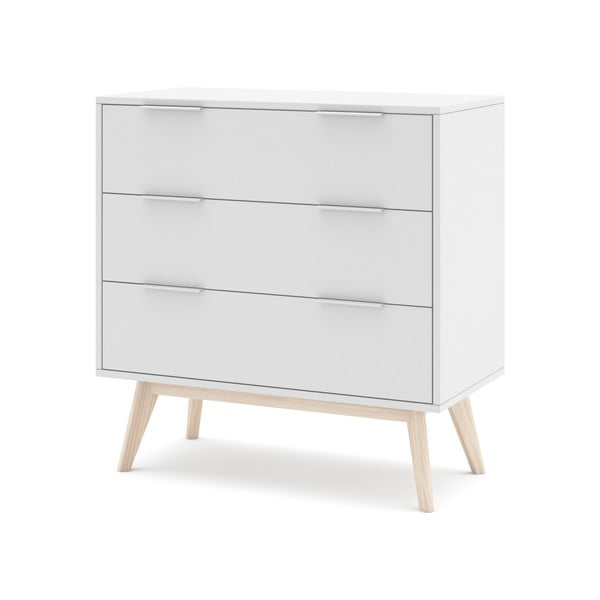 Valge madal kapp 80x83 cm Campus - Marckeric-image-3