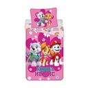 Roosa puuvillane laste voodipesu 140x200 cm Paw Patrol "Heroic" - Jerry Fabrics
