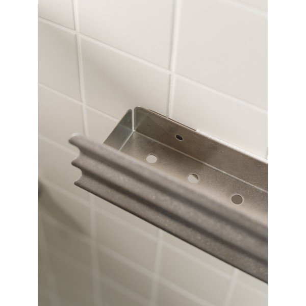 Seinale kinnitatav vannitoa riiul, roostevaba teras, hõbedane Olbi - noo.ma-image-3