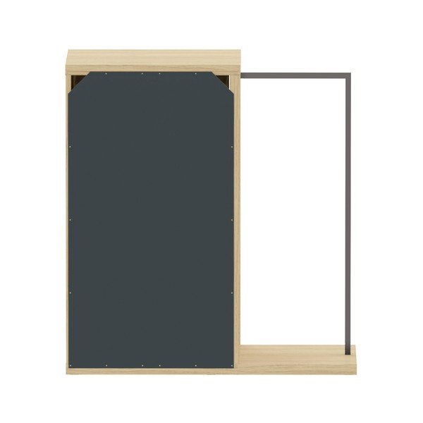 Madal tamme värvi riidekapp 105x113 cm Hugo - TemaHome-image-4