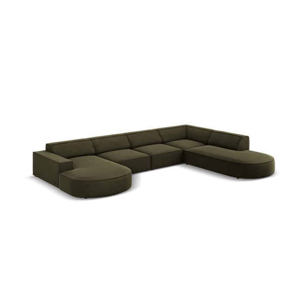 Roheline sametne nurgadiivan (paremas nurgas) Jodie - Micadoni Home-image-3