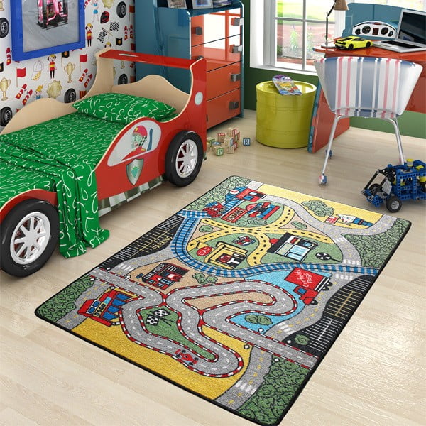 Dětský koberec Race, 100x150 cm