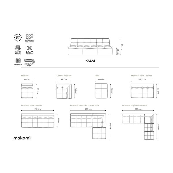 Modulaarne sinepi värvi jalats Kalai - Makamii-image-4