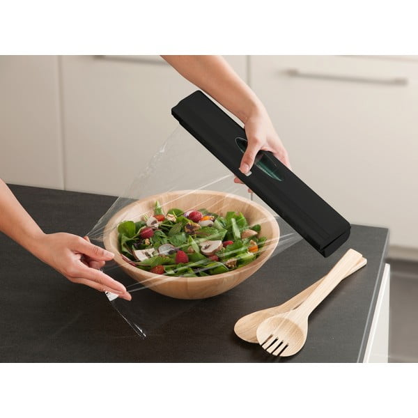 Must plastmass fooliumihoidja Black Outdoor Kitchen – Wenko-image-4