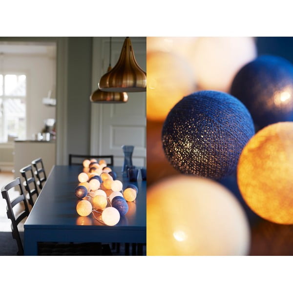 Svítící řetěz Irislights Nordic Blue, 20 světýlek-image-1