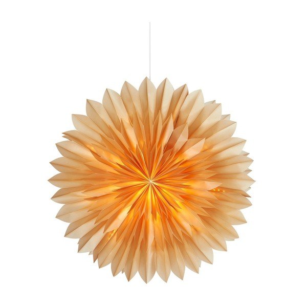 Oranž rippuv jõulu valguskaunistus Solina – Markslöjd